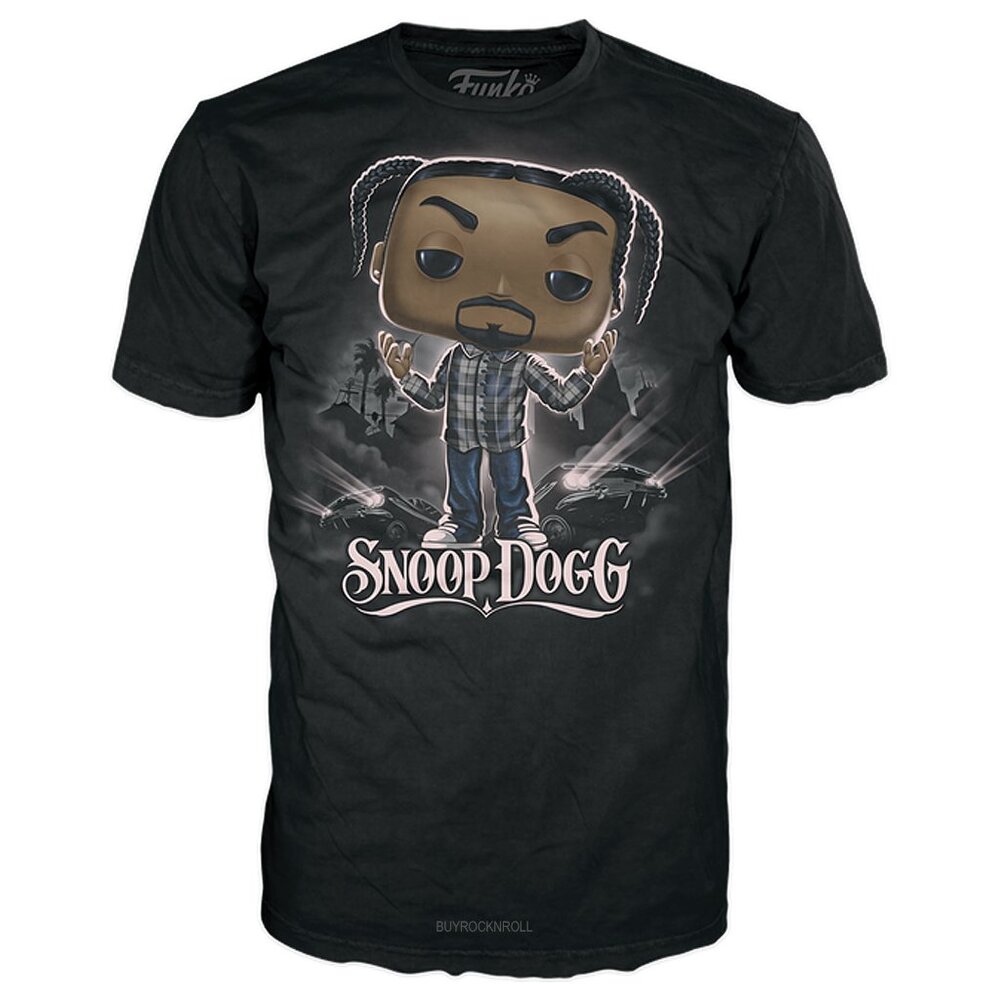 Rare Snoop Dogg Collectible 2022 Funko Pop! Rocks Snoop Dogg T-Shirt Size Large